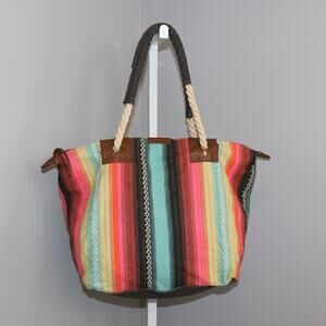 Billabong Multicolor Striped Crossbody Bag